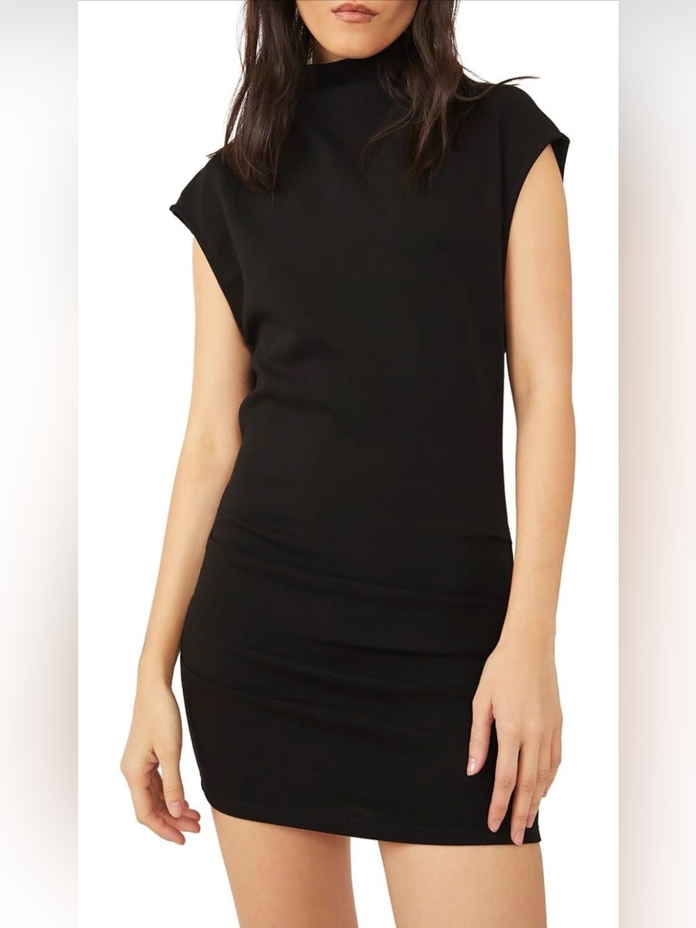 Free People Amelie Mini Dress Black